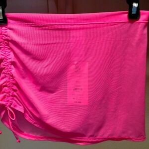 Womens pink swimset skirt